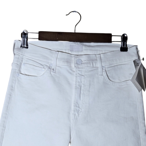 NWT MOTHER The Insider Crop Step Fray Jeans Size 29 - Picture 3 of 9